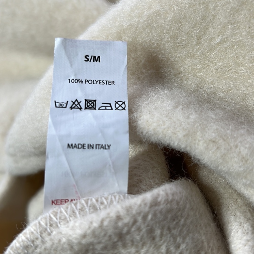 NWOT J5 Fashion Pocket The Past Longline Shirt Jacket CREAM Size S/M - Picture 14 of 14
